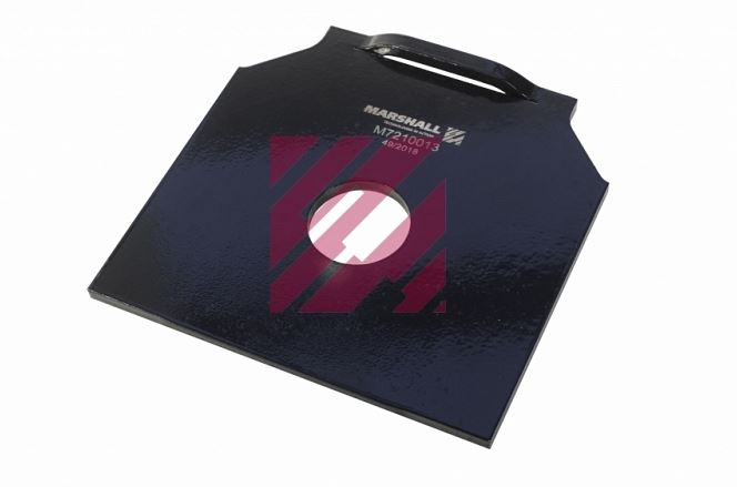 Пластина рессоры d30/121x125 BPW о.н. 0316435010 (M7210013)