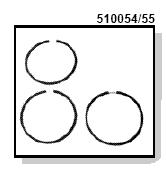 Р/к компрессора 4111416232 WABCO (d=75, поршневые кольца) арт. 510054