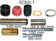 Ремкомплект направляющих суппорта KNORR SB5...SB6…SB7…SB7…  арт. ECKK.1