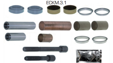 Ремкомплект направляющих суппорта MERITOR B / C / LE /D / D AXIAL DUCO  арт. ECKM.3.1