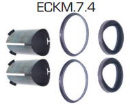Комплект втулок и уплотнителей суппорта MERITOR ELSA 195 / 225  арт. ECKM.7.4