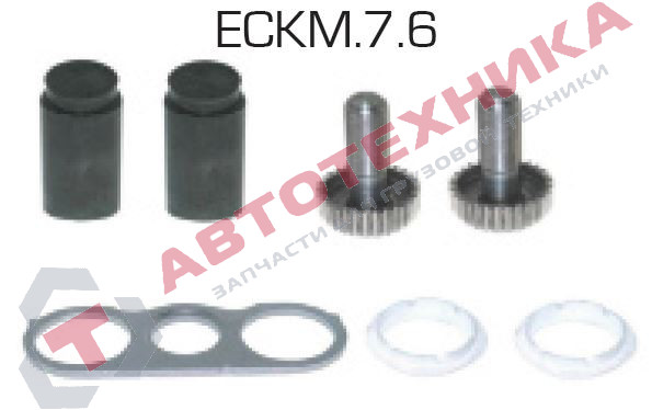 Комплект регулирующей шестерни механизма суппорта  MERITOR ELSA 195 / 225 арт. 13461 (ECKM.7.6)
