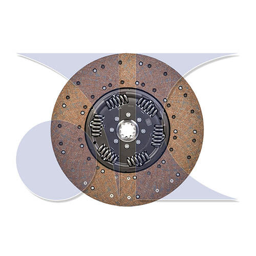диск сцепления ведомый КАМАЗЕВРО (КПП-ZF-9S-109, 154 161 MFZ-430)