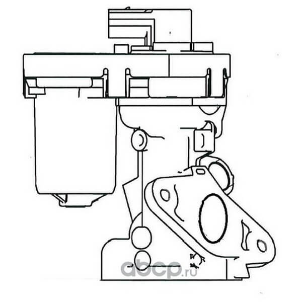 Клапан EGR (рециркуляции выхл. газов) для а/м Peugeot Boxer (06-)/Ford Transit (06-) 2.2D/2.4D (LVEG