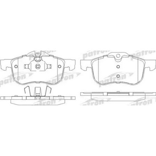Колодки тормозные дисковые передн MG MG ZT 01-, MG ZT- T 01-,  ROVER 75 99-, 75 Tourer 01-