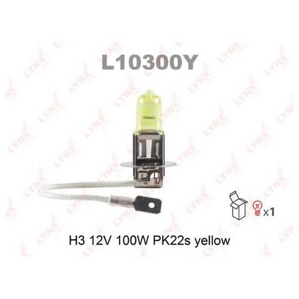 Лампа  h3 12v 100w pk22s