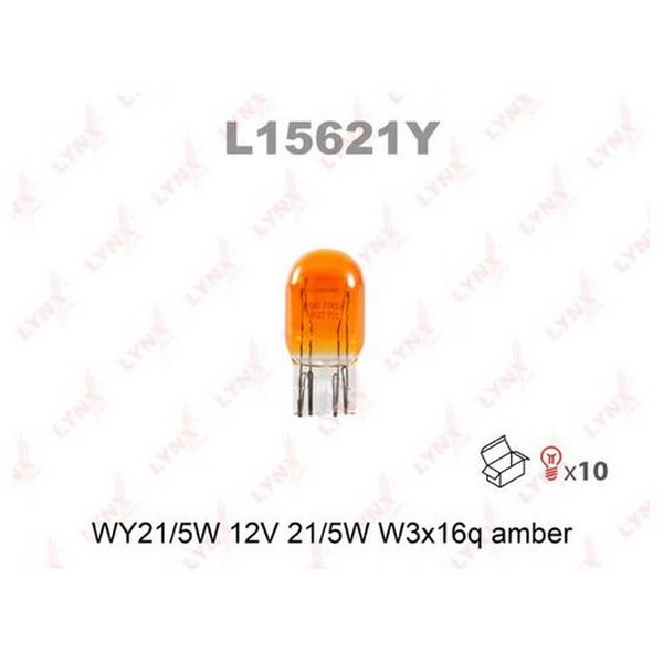 Лампа wy21/5w t20 12v21/5w wx3x16d amber