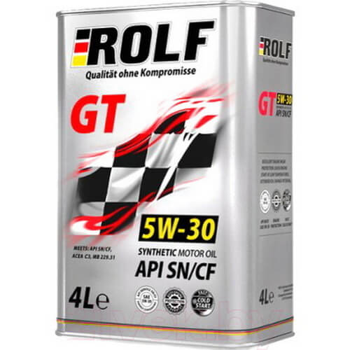 Масло Rolf GT SAE 5W30 API SN/CF  4л "4"