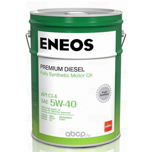 ENEOS Масло Premium Diesel CI-4 5W-40 20л