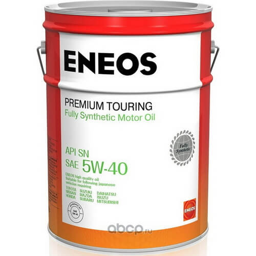 ENEOS Масло Premium Touring SN 5W40 20л