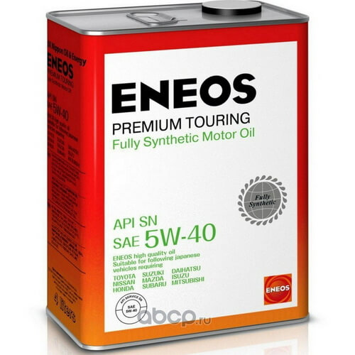 ENEOS Масло Premium Touring SN 5W40 4л