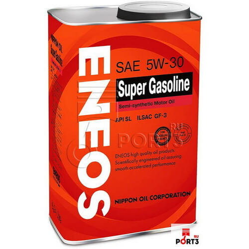 ENEOS Масло Super Gasoline SL полусинтетика 5W30 1л