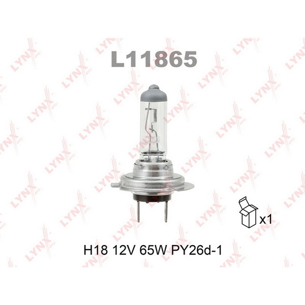Лампа H18 12V 65W PY26d-1