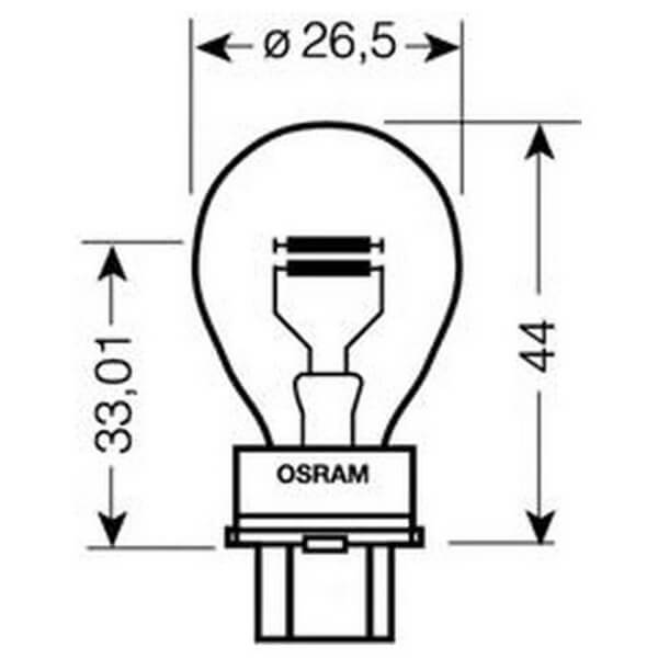 Лампа P27/7W 12V 27/7W W2.5x16q ORIGINAL LINE качество оригинальной з/ч (ОЕМ) 1 шт.