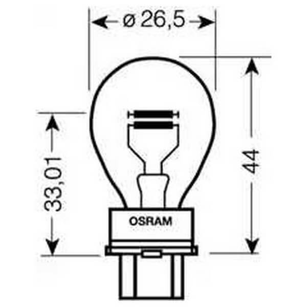 Лампа PY27/7W 12V 27/7W W2.5X16Q ORIGINAL LINE качество оригинальной з/ч (ОЕМ) 1 шт.
