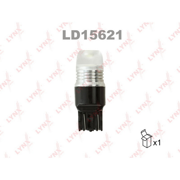 Лампа светодиодная LED W21/5W T20 12V W3x16q SMDx1 7000K