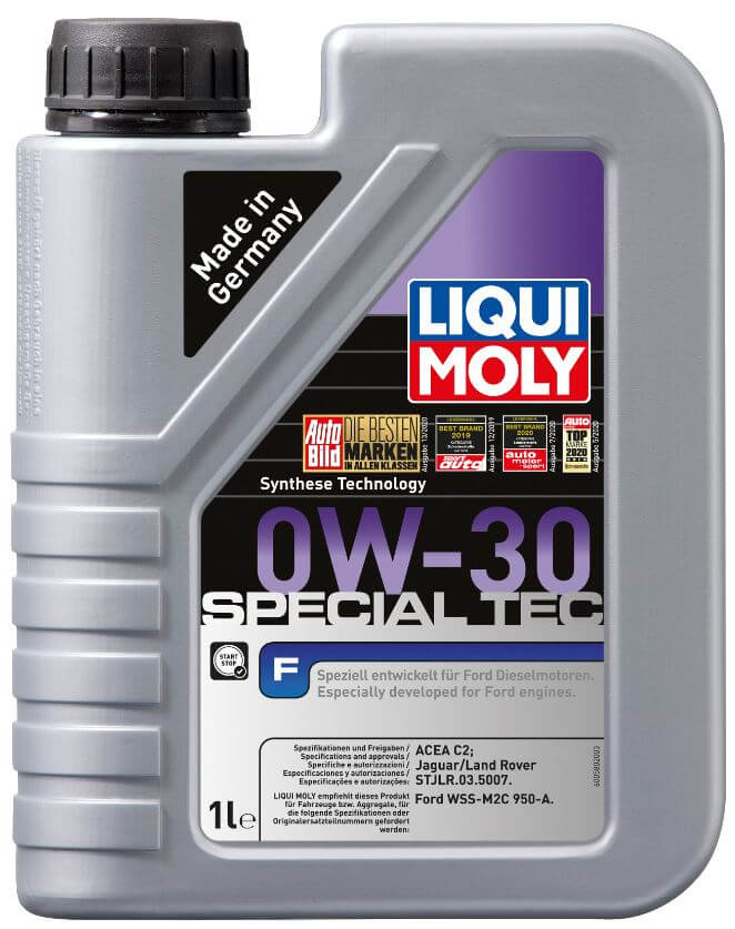 8902 LiquiMoly НС-синт. мот.масло Special Tec F 0W-30 SN C2 (1л)